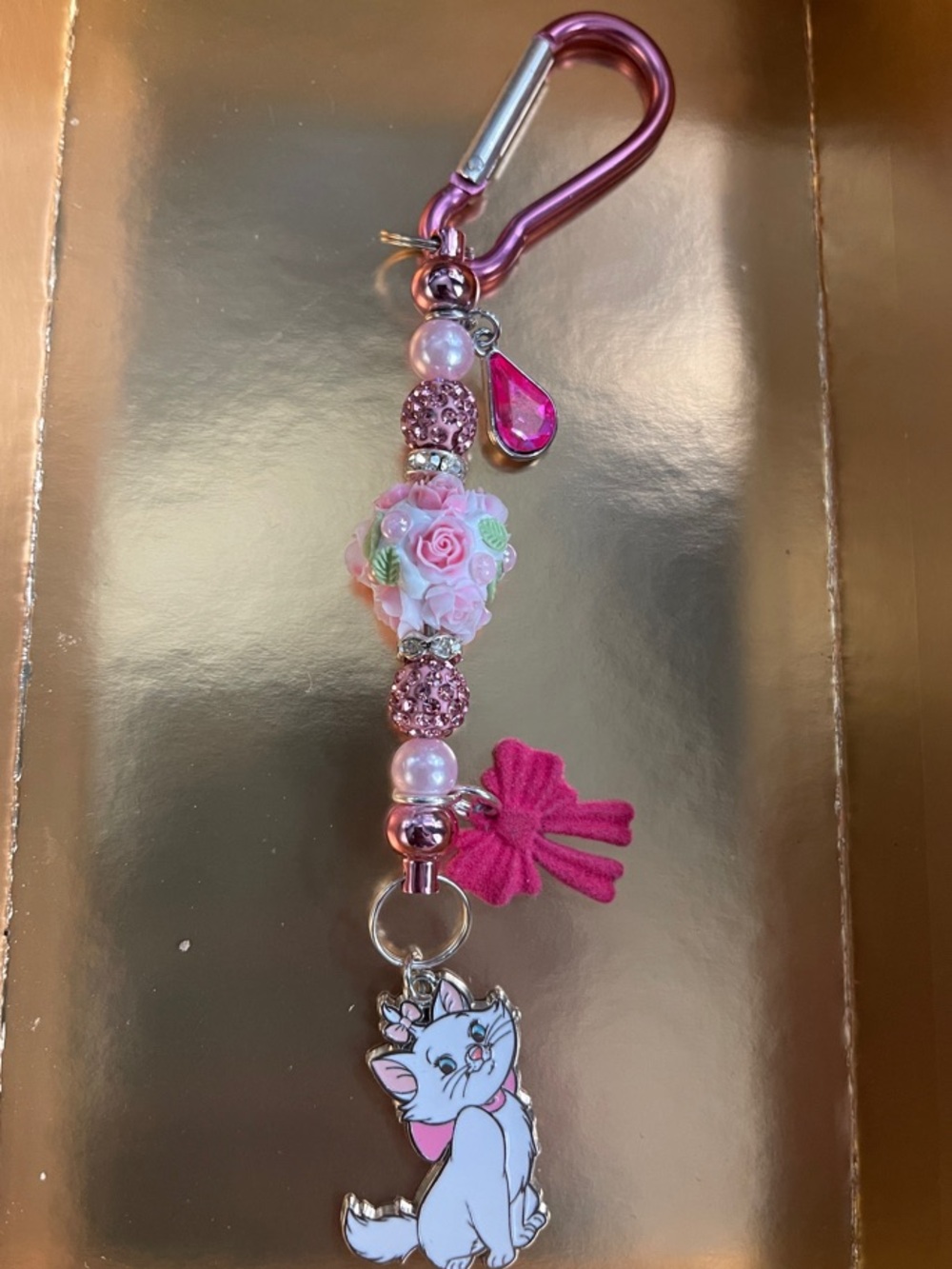 Handmade keychain “Marie” Aristocats